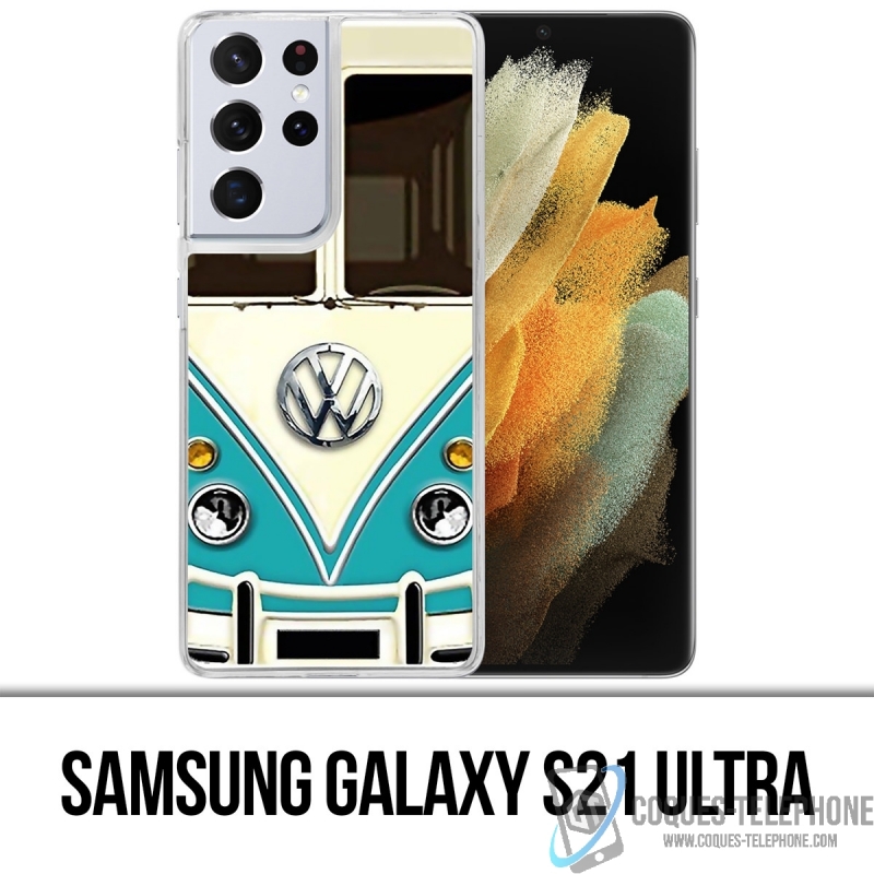 Custodia per Samsung Galaxy S21 Ultra - Autobus Volkswagen VW vintage