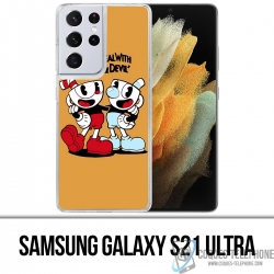 Custodia per Samsung Galaxy S21 Ultra - Cuphead
