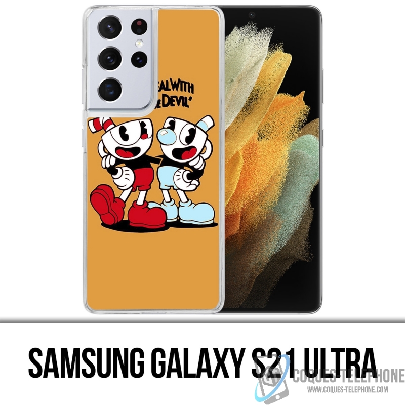 Samsung Galaxy S21 Ultra Case - Cuphead