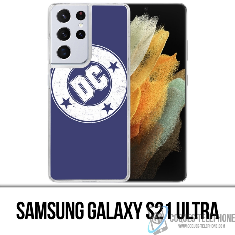 Coque Samsung Galaxy S21 Ultra - Dc Comics Logo Vintage