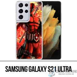 Coque Samsung Galaxy S21 Ultra - Deadpool Comic