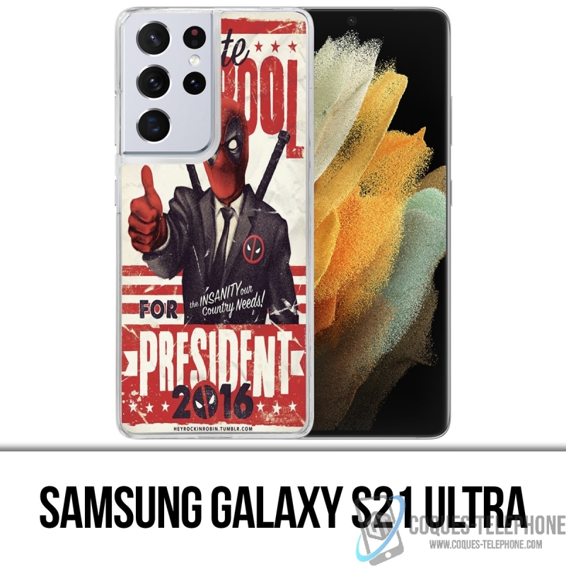 Custodia per Samsung Galaxy S21 Ultra - Deadpool President