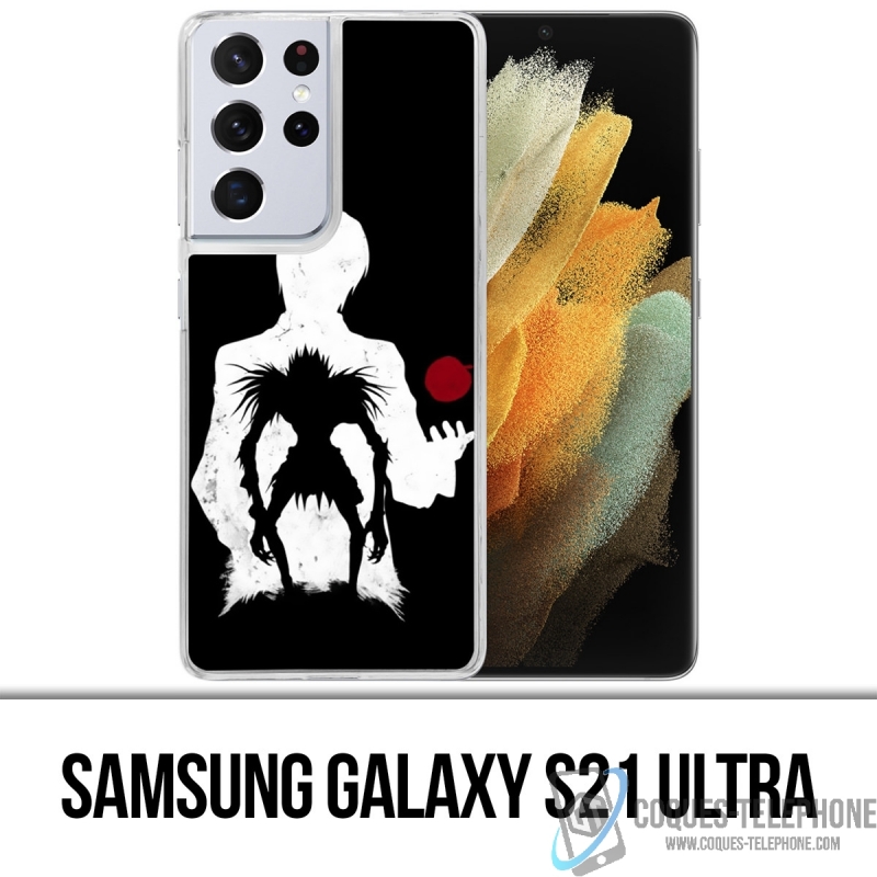 Coque Samsung Galaxy S21 Ultra - Death Note Ombres