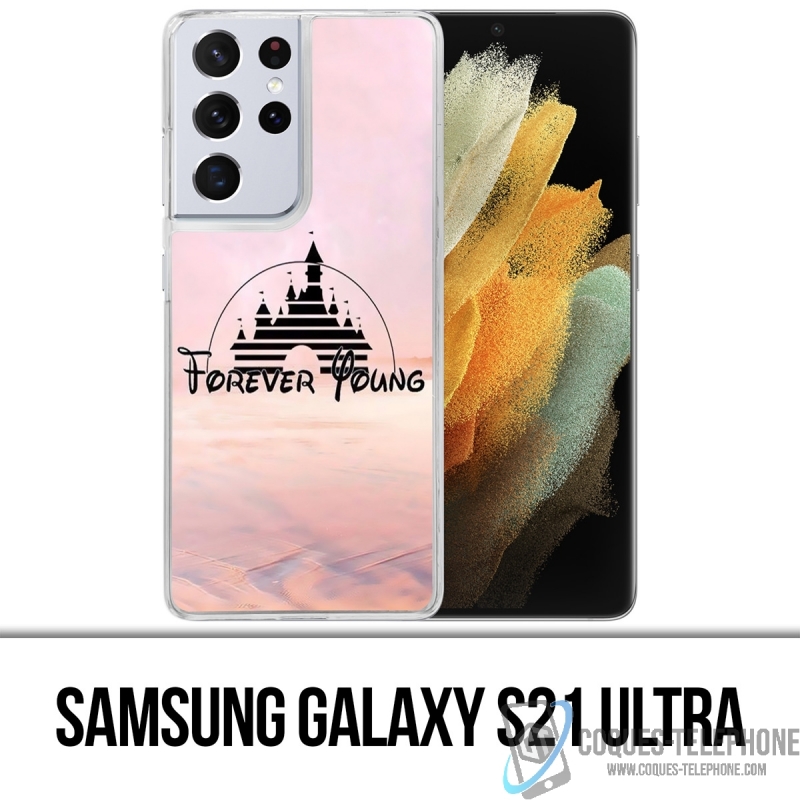 Custodia per Samsung Galaxy S21 Ultra - Illustrazione Disney Forver Young