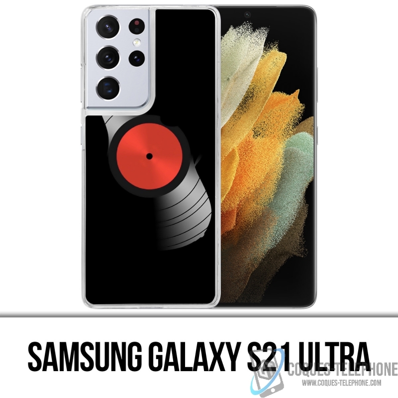 Custodia per Samsung Galaxy S21 Ultra - Disco in vinile