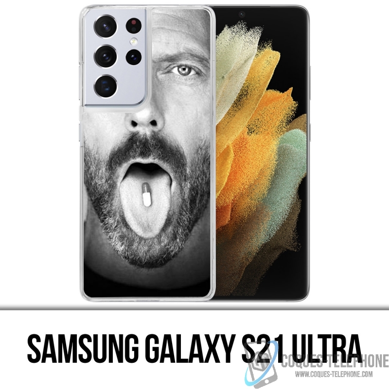 Coque Samsung Galaxy S21 Ultra - Dr House Pilule