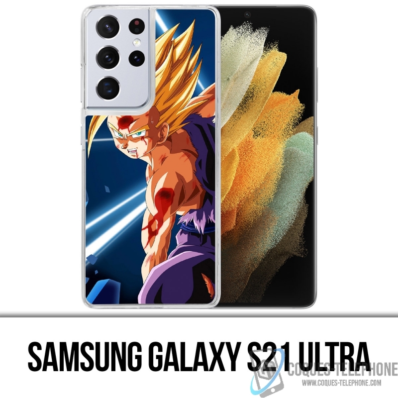 Funda Samsung Galaxy S21 Ultra - Dragon Ball Gohan Kameha