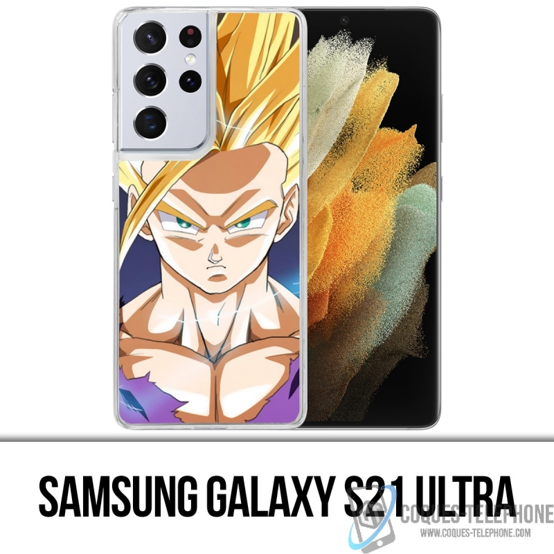 Custodia per Samsung Galaxy S21 Ultra - Dragon Ball Gohan Super Saiyan 2