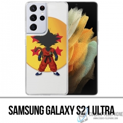 Coque Samsung Galaxy S21 Ultra - Dragon Ball Goku Boule De Crystal