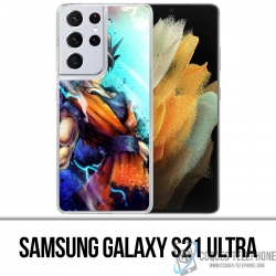 Custodia per Samsung Galaxy S21 Ultra - Dragon Ball Goku Color