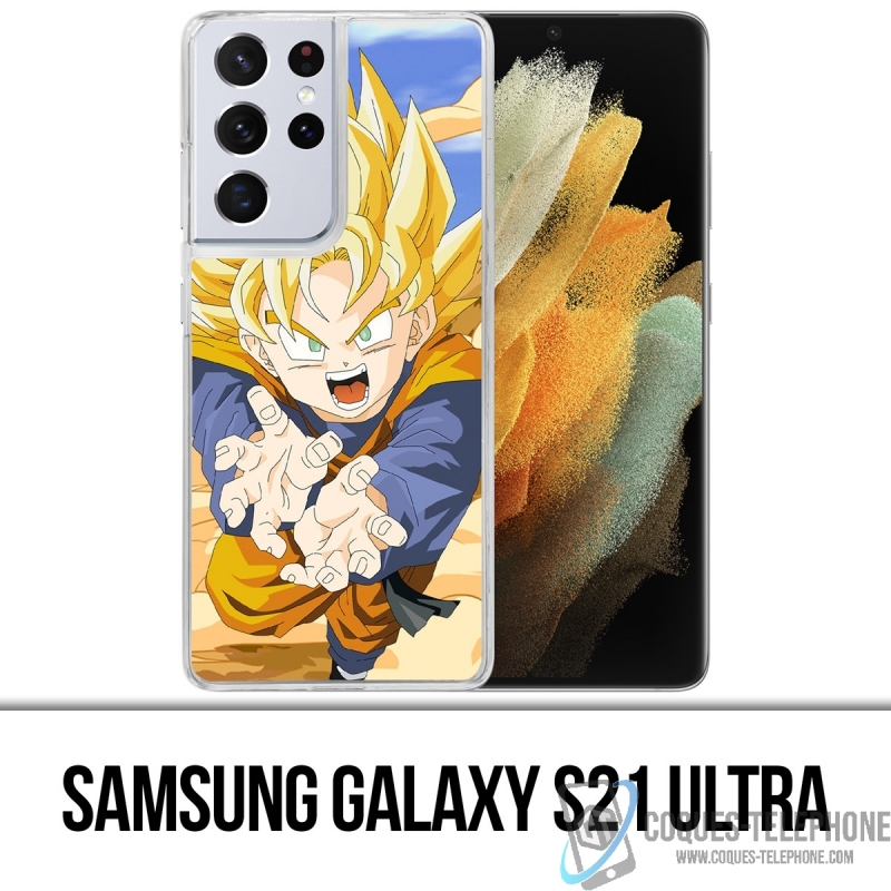 Funda Samsung Galaxy S21 Ultra - Dragon Ball Son Goten Fury