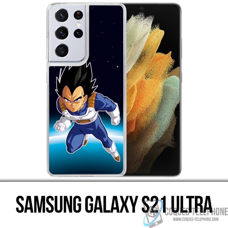 Coque Samsung Galaxy S21 Ultra - Dragon Ball Vegeta Espace