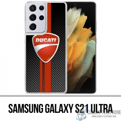 Funda Samsung Galaxy S21 Ultra - Ducati Carbon