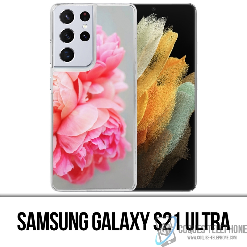 Coque Samsung Galaxy S21 Ultra - Fleurs