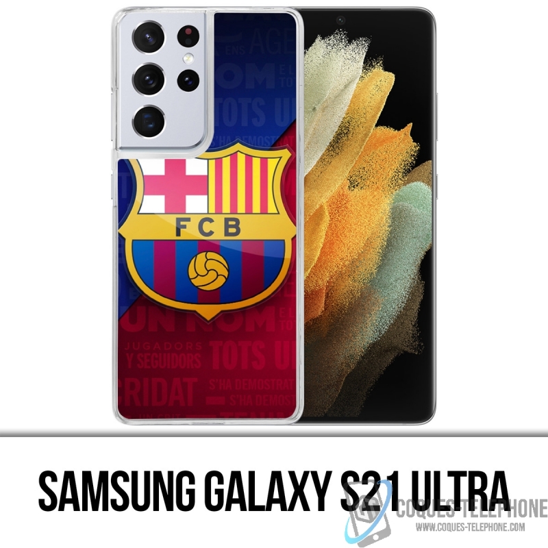 Samsung Galaxy S21 Ultra Case - Fußball Fc Barcelona Logo