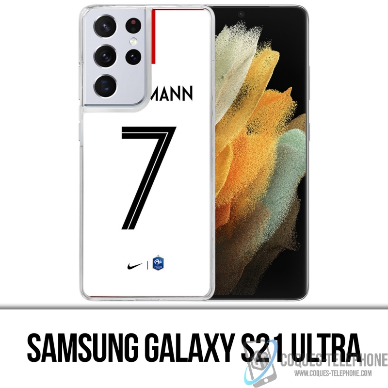 Custodia per Samsung Galaxy S21 Ultra - Maglia France Football Griezmann