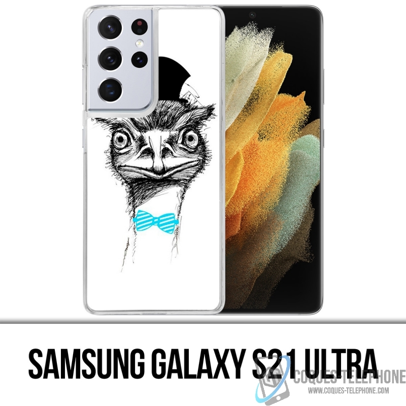 Coque Samsung Galaxy S21 Ultra - Funny Autruche