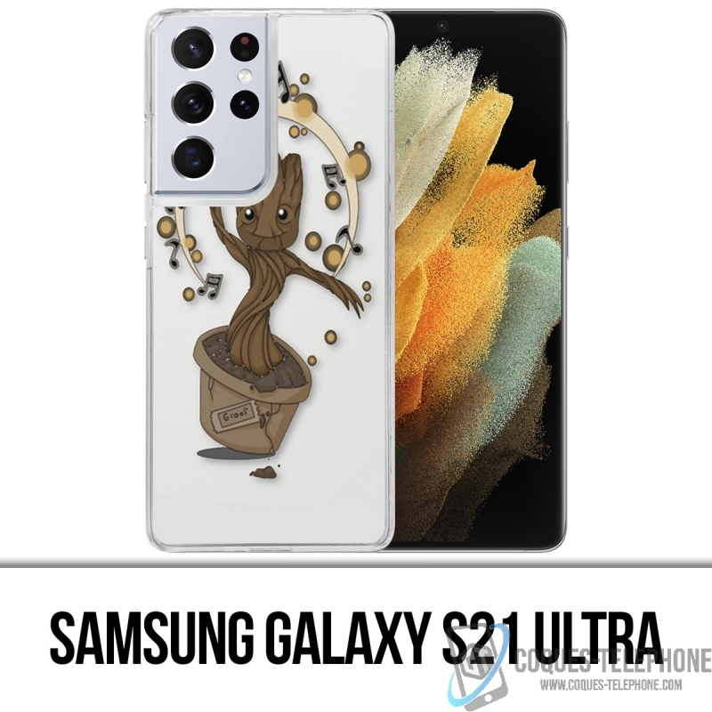 Coque Samsung Galaxy S21 Ultra - Gardiens De La Galaxie Dancing Groot