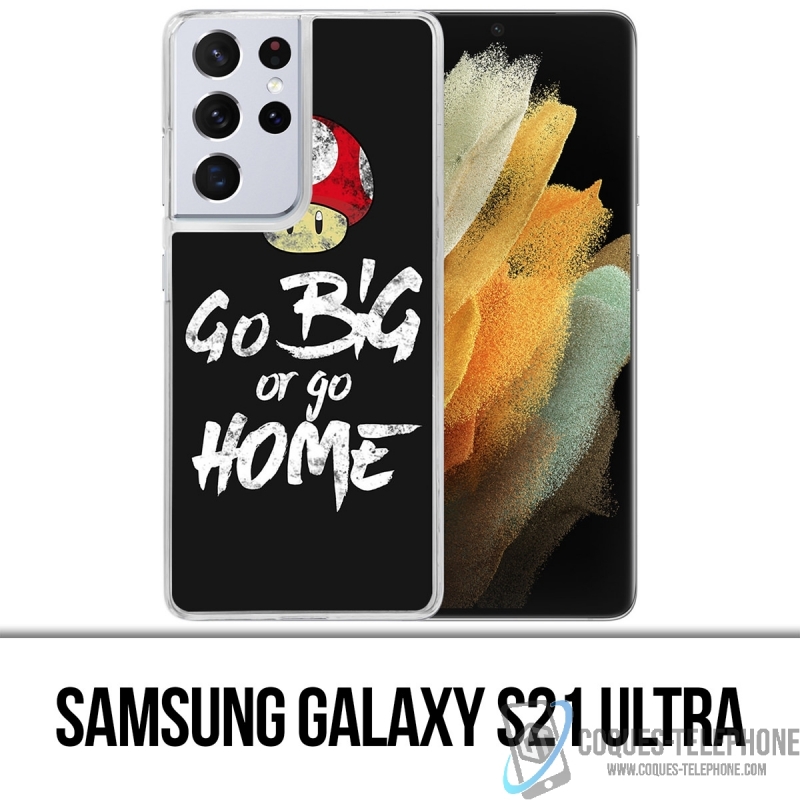 Funda Samsung Galaxy S21 Ultra - Vaya a lo grande o vaya a casa culturismo