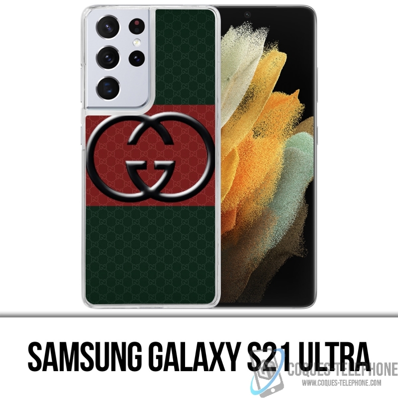 Custodia per Samsung Galaxy S21 Ultra - Logo Gucci