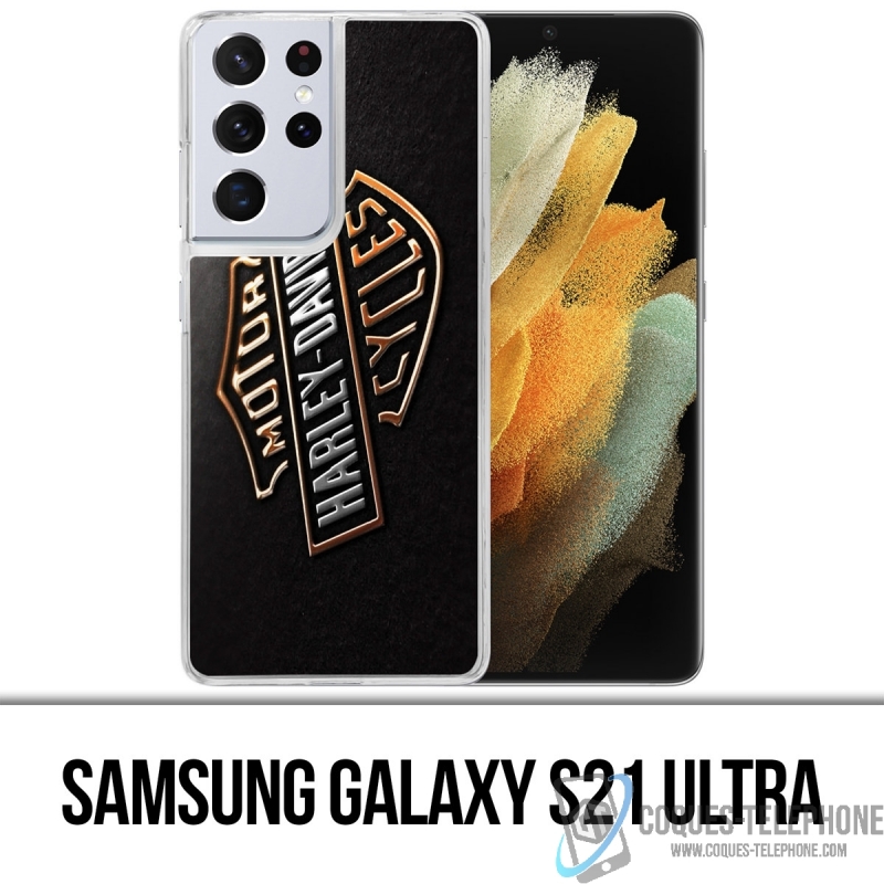 Funda Samsung Galaxy S21 Ultra - Logotipo de Harley Davidson