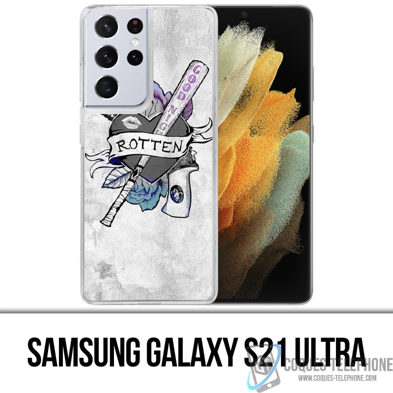 Custodia per Samsung Galaxy S21 Ultra - Harley Queen Rotten