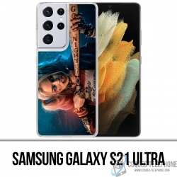 Custodia per Samsung Galaxy S21 Ultra - Harley Quinn Bat