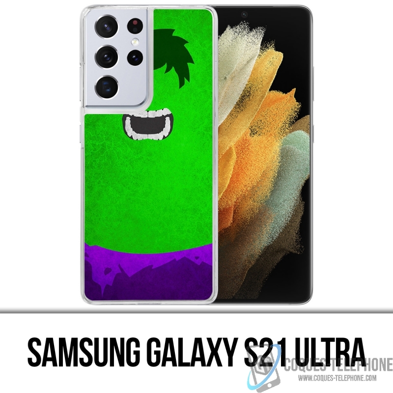 Funda Samsung Galaxy S21 Ultra - Hulk Art Design