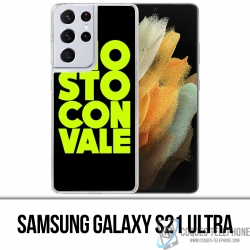 Custodia per Samsung Galaxy S21 Ultra - Io Sto Con Vale Motogp Valentino Rossi