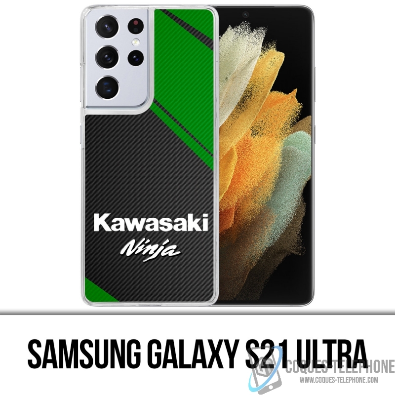 Coque Samsung Galaxy S21 Ultra - Kawasaki Ninja Logo
