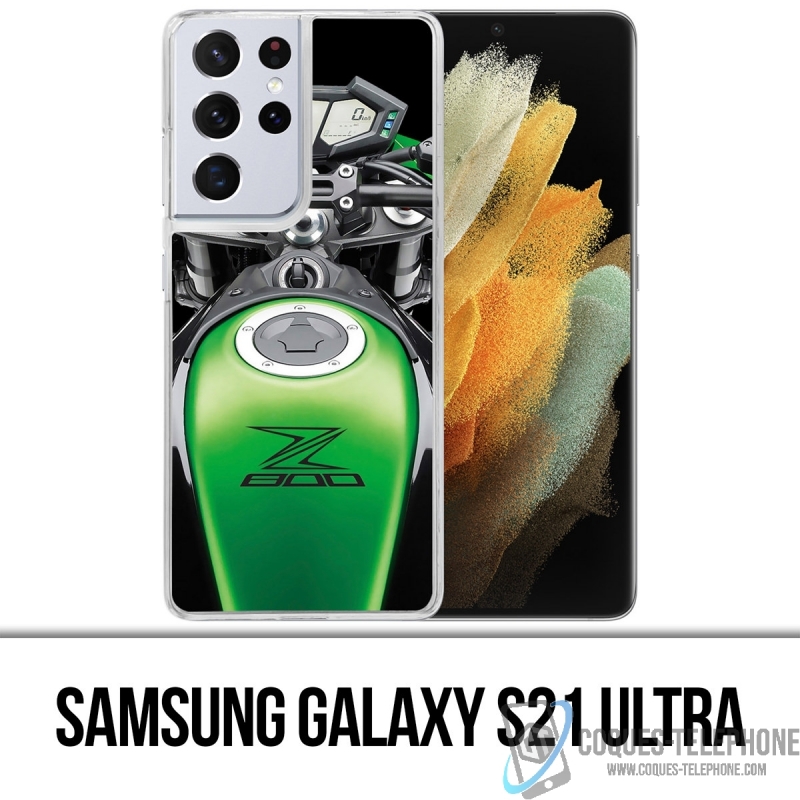 Custodia per Samsung Galaxy S21 Ultra - Kawasaki Z800 Moto