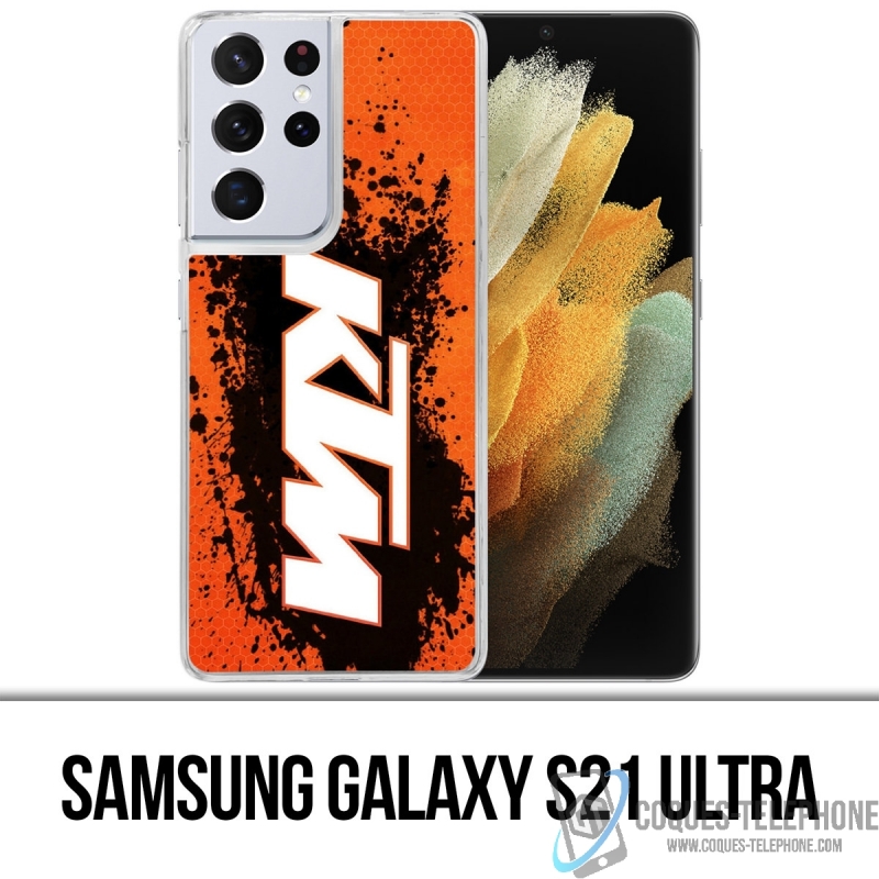 Custodia per Samsung Galaxy S21 Ultra - Ktm Logo Galaxy