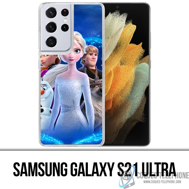 Coque Samsung Galaxy S21 Ultra - La Reine Des Neiges 2 Personnages