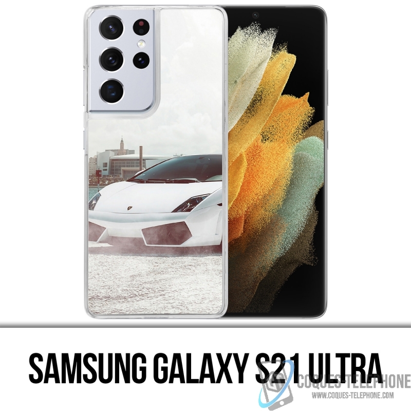 Custodia per Samsung Galaxy S21 Ultra - Auto Lamborghini