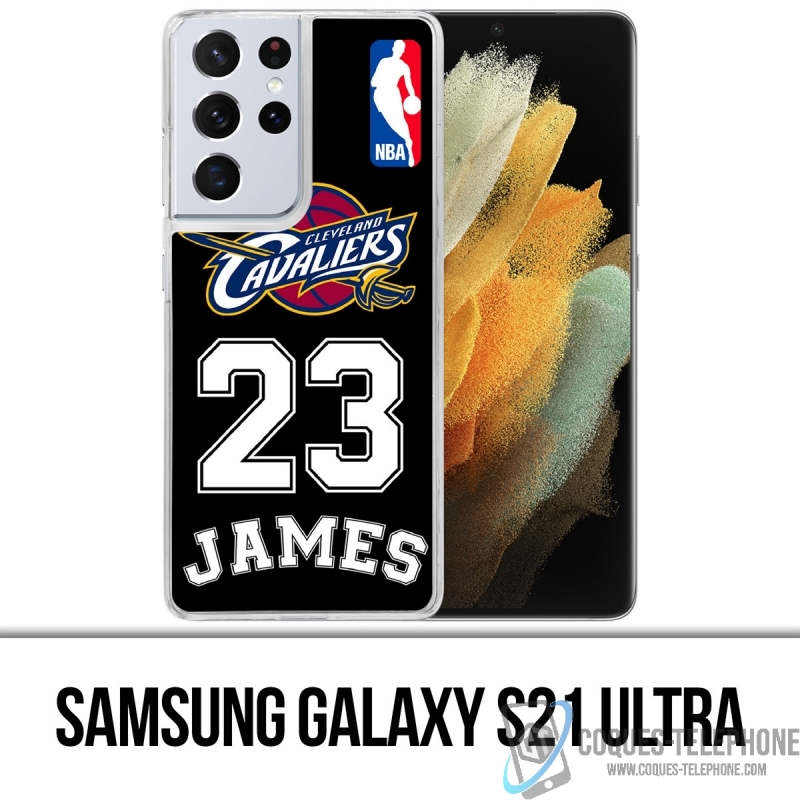 Custodia per Samsung Galaxy S21 Ultra - Lebron James nera