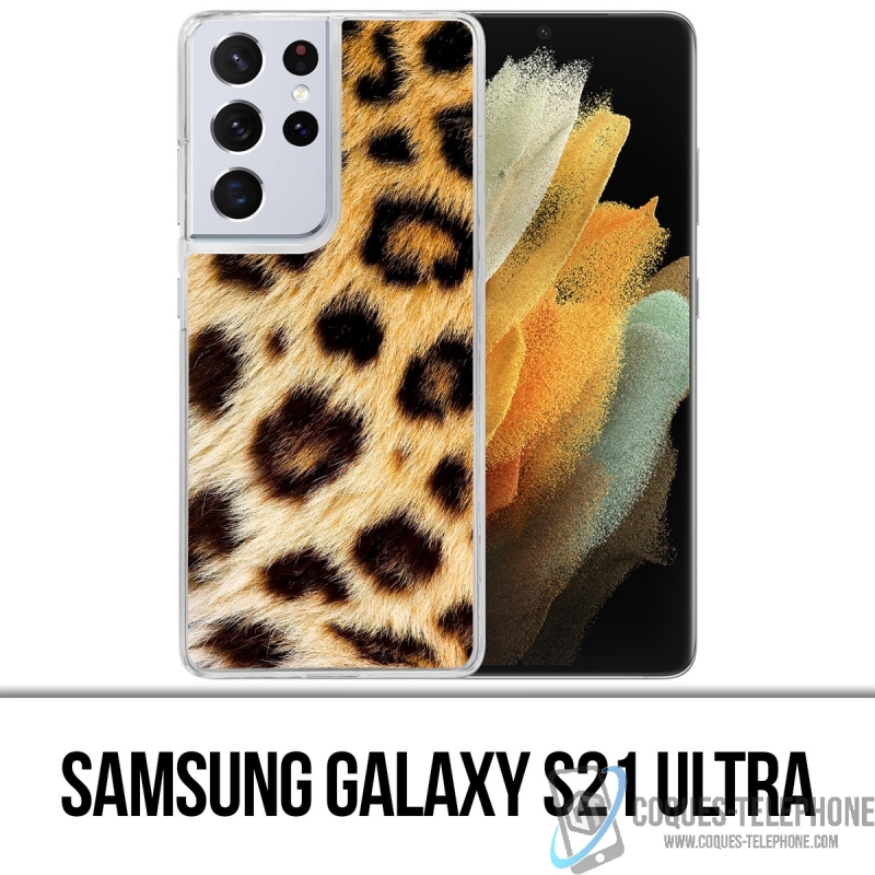 Funda Samsung Galaxy S21 Ultra - Leopardo