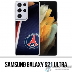 Custodia per Samsung Galaxy S21 Ultra - Maglia blu Psg Paris Saint Germain