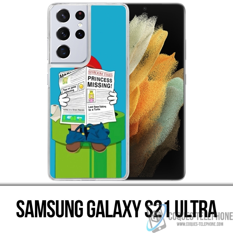 Samsung Galaxy S21 Ultra Case - Mario Humor