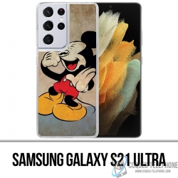 Coque Samsung Galaxy S21 Ultra - Mickey Moustache