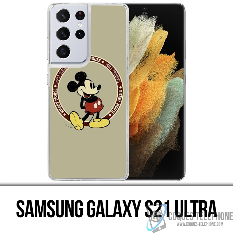 Custodia per Samsung Galaxy S21 Ultra - Mickey vintage