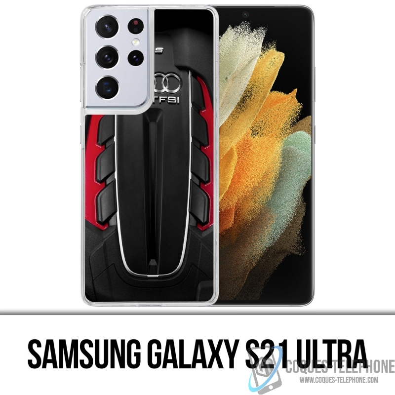 Coque Samsung Galaxy S21 Ultra - Moteur Audi V8