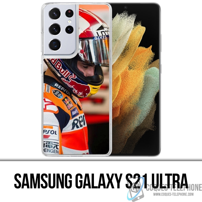 Coque Samsung Galaxy S21 Ultra - Motogp Pilote Marquez