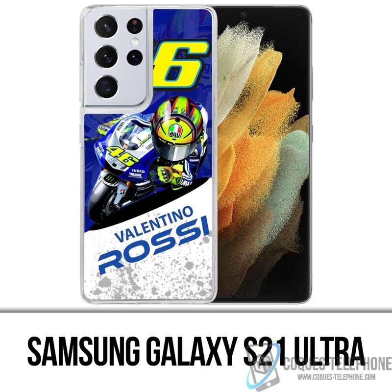 Custodia Samsung Galaxy S21 Ultra - Motogp Rossi Cartoon