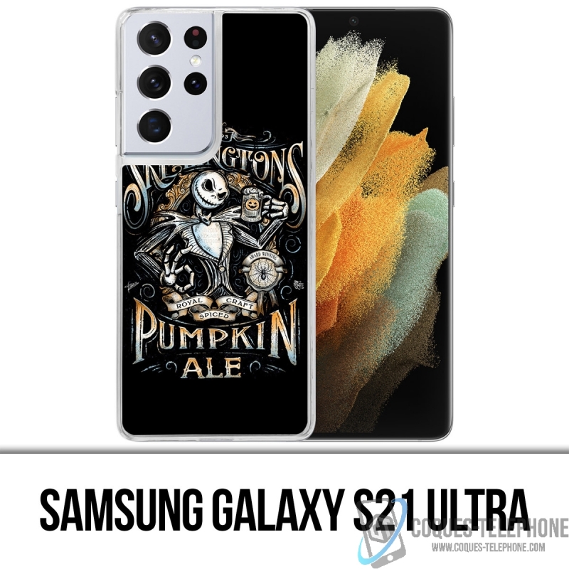 Coque Samsung Galaxy S21 Ultra - Mr Jack Skellington Pumpkin