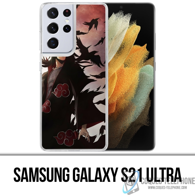 Coque Samsung Galaxy S21 Ultra - Naruto Itachi Corbeaux