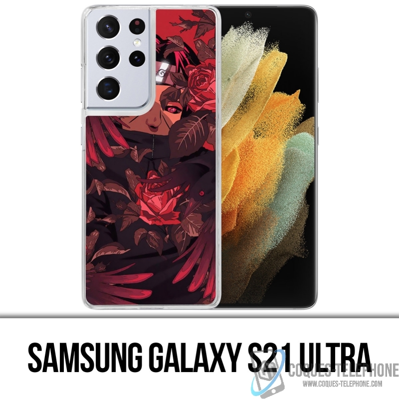 Samsung Galaxy S21 Ultra Case - Naruto Itachi Roses