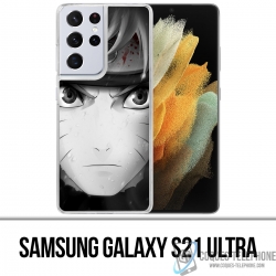 Coque Samsung Galaxy S21 Ultra - Naruto Noir Et Blanc