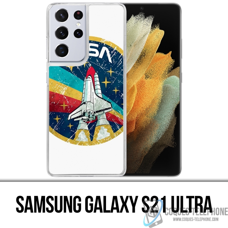 Samsung Galaxy S21 Ultra Case - Nasa Badge Rocket