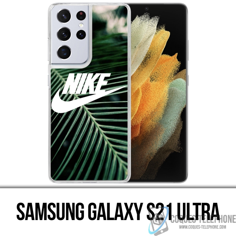 Coque Samsung Galaxy S21 Ultra - Nike Logo Palmier