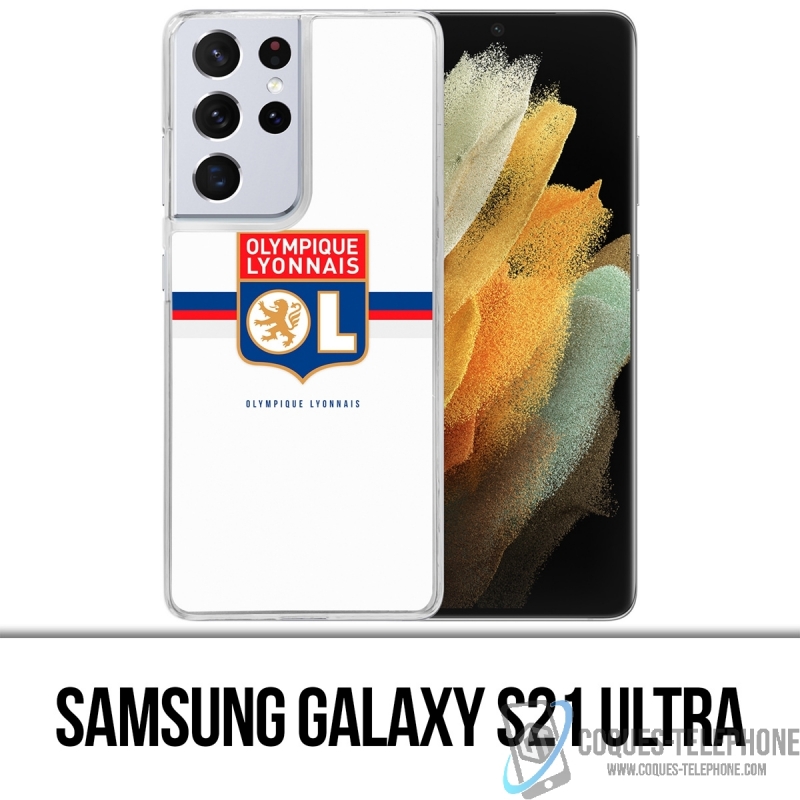Funda Samsung Galaxy S21 Ultra - Ol Olympique Lyonnais Logo Bandeau